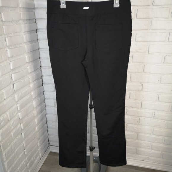 2 Pair of Athletic Works Dri More Slim Ladies Size Large Black / Grey Pants - Picture 5 of 12